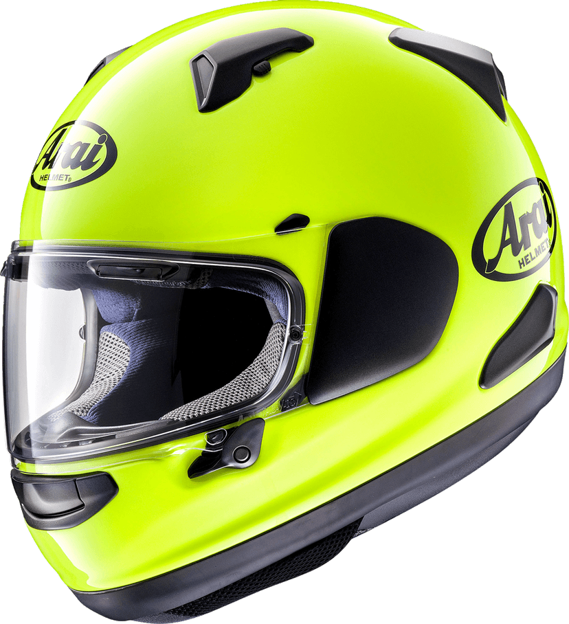 ARAI HELMETS 0101-15730 Quantum-X Helmet - Fluorescent Yellow - XS — image 1 of 3
