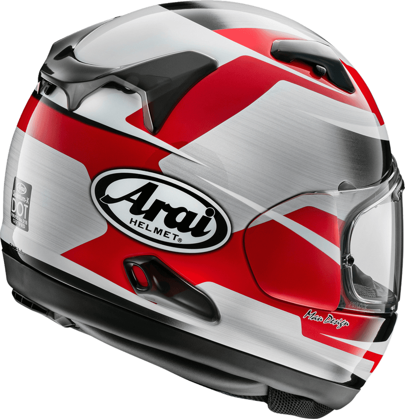 ARAI HELMETS 0101-15741 Quantum-X Helmet - Steel - Red - 2XL — image 2 of 3