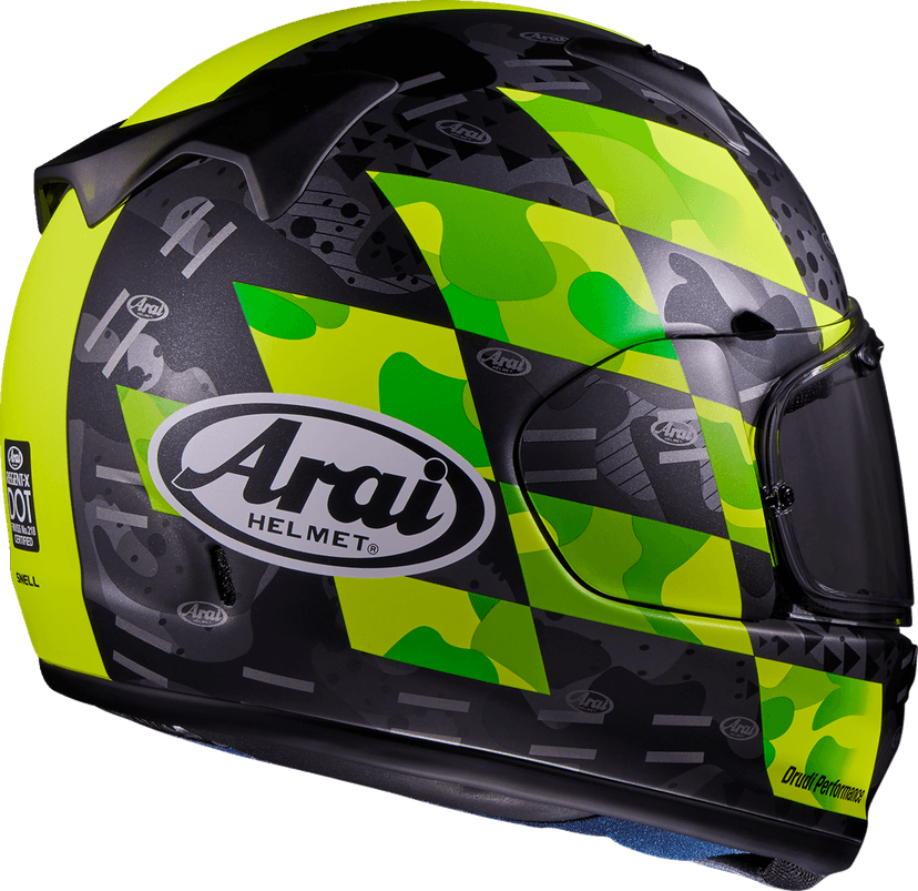 ARAI HELMETS 0101-15827 Regent-X Helmet - Patch - Yellow Frost - XS — image 6 of 11