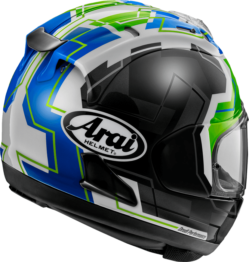 ARAI HELMETS 0101-15901 Corsair-X Helmet - Rea-6 - Green - XS — image 2 of 2