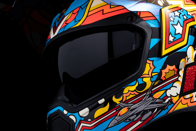 ICON 0101-16010 Airflite™ Helmet - Flyboy - Blue - XS — image 7 of 14
