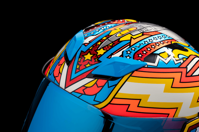 ICON 0101-16015 Airflite™ Helmet - Flyboy - Blue - 2XL — image 14 of 14