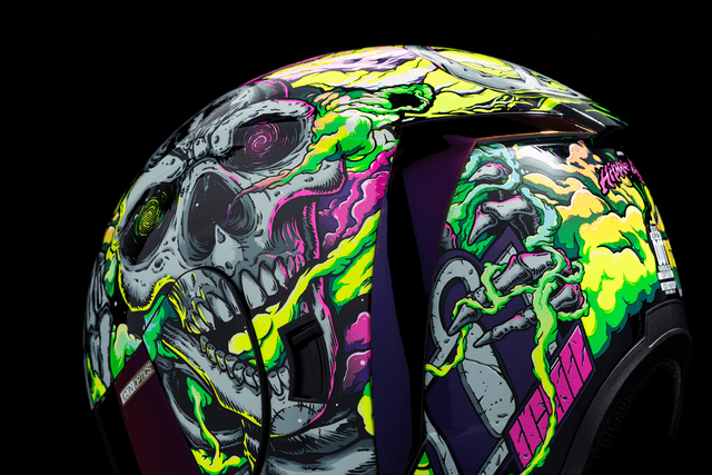 ICON 0101-16028 Airform™ Helmet - Hippy Dippy - Purple - XL — image 9 of 15