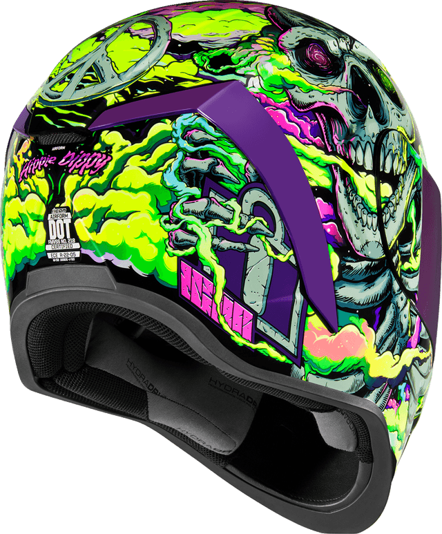 ICON 0101-16028 Airform™ Helmet - Hippy Dippy - Purple - XL — image 3 of 15