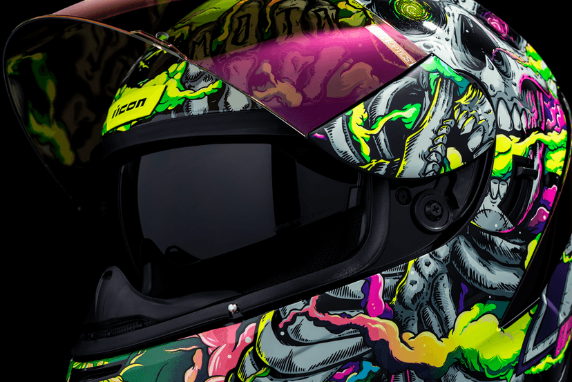 ICON 0101-16028 Airform™ Helmet - Hippy Dippy - Purple - XL — image 12 of 15