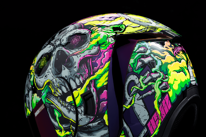 ICON 0101-16030 Airform™ Helmet - Hippy Dippy - Purple - 3XL — image 13 of 15