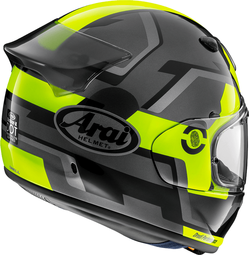 ARAI HELMETS 0101-16062 Contour-X Helmet - Face - Fluorescent Yellow - Small — image 2 of 2