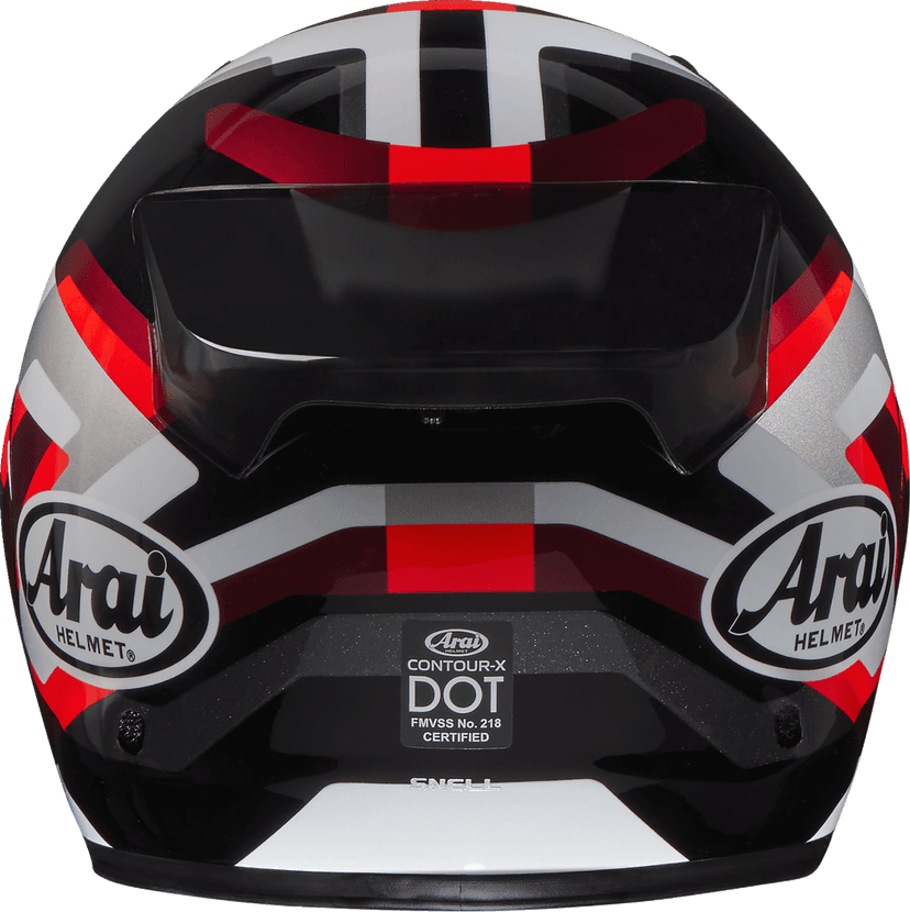ARAI HELMETS 0101-16071 Contour-X Helmet - Snake - Red - XL — image 6 of 11