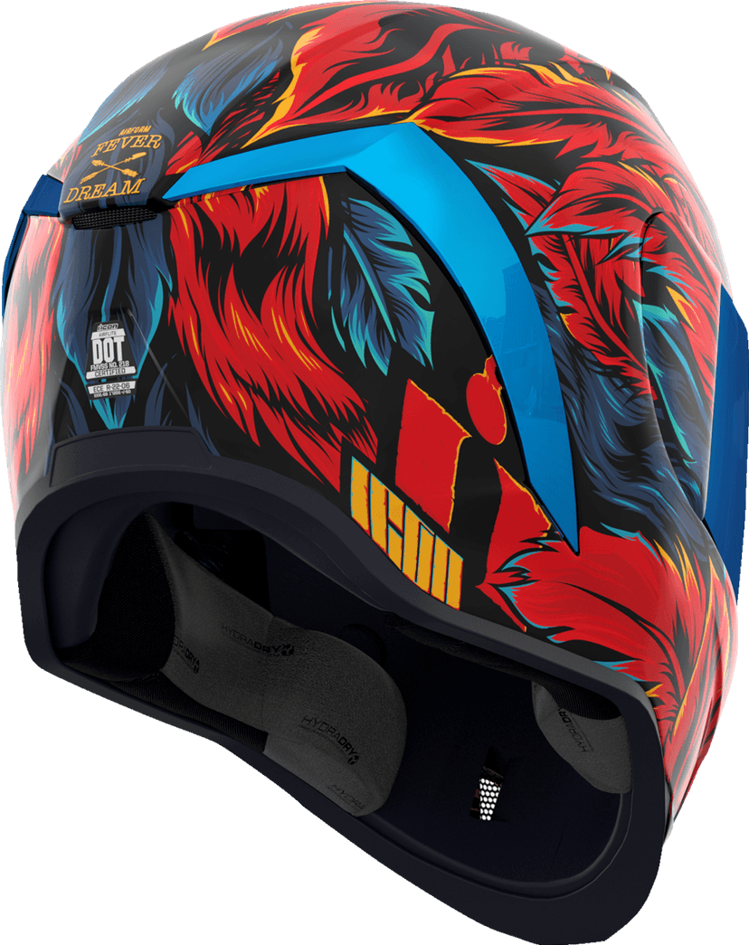ICON 0101-16101 Airform™ Helmet - Fever Dream - Blue - Small — image 6 of 6