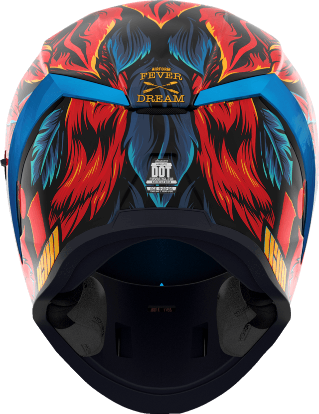 ICON 0101-16103 Airform™ Helmet - Fever Dream - Blue - Large — image 6 of 6
