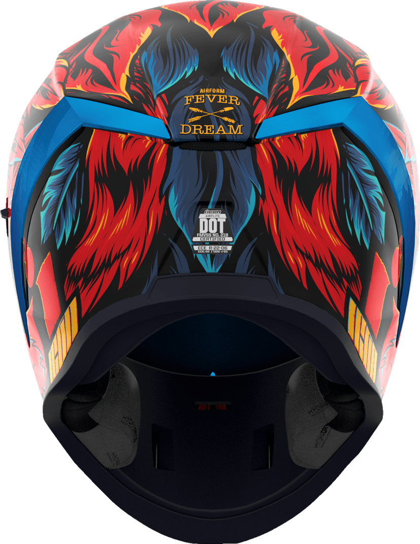 ICON 0101-16106 Airform™ Helmet - Fever Dream - Blue - 3XL — image 6 of 6