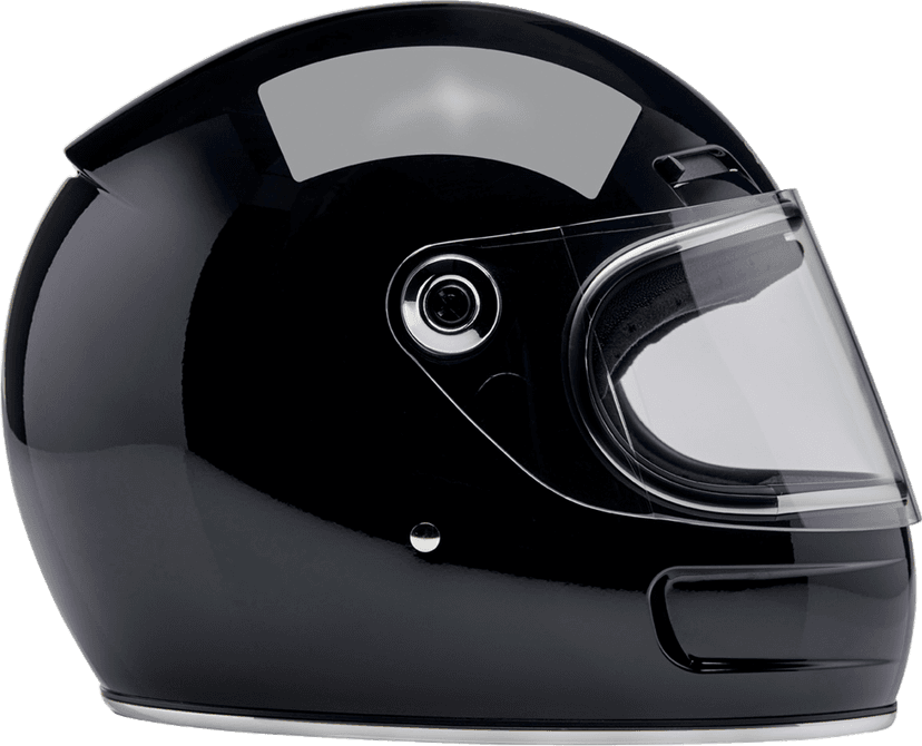 BILTWELL 0101-16254 Gringo SV Helmet - Gloss Black - XS — image 4 of 10