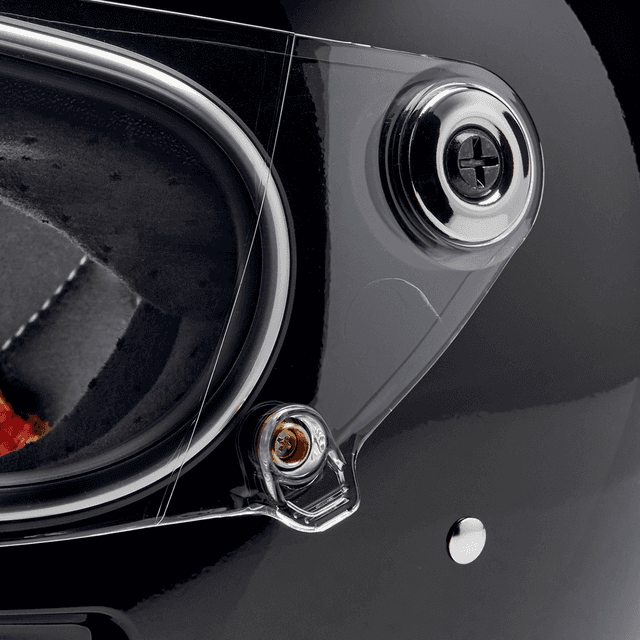 BILTWELL 0101-16257 Gringo SV Helmet - Gloss Black - Large — image 9 of 10