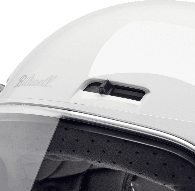 BILTWELL 0101-16262 Gringo SV Helmet - Gloss White - Medium — image 10 of 10