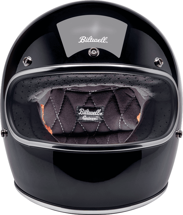 BILTWELL 0101-16304 Gringo Helmet - Gloss Black - Medium — image 6 of 6