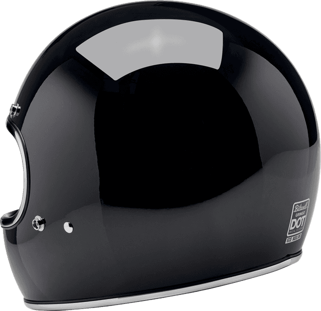 BILTWELL 0101-16306 Gringo Helmet - Gloss Black - XL — image 3 of 6