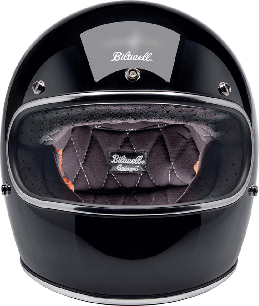 BILTWELL 0101-16306 Gringo Helmet - Gloss Black - XL — image 6 of 6