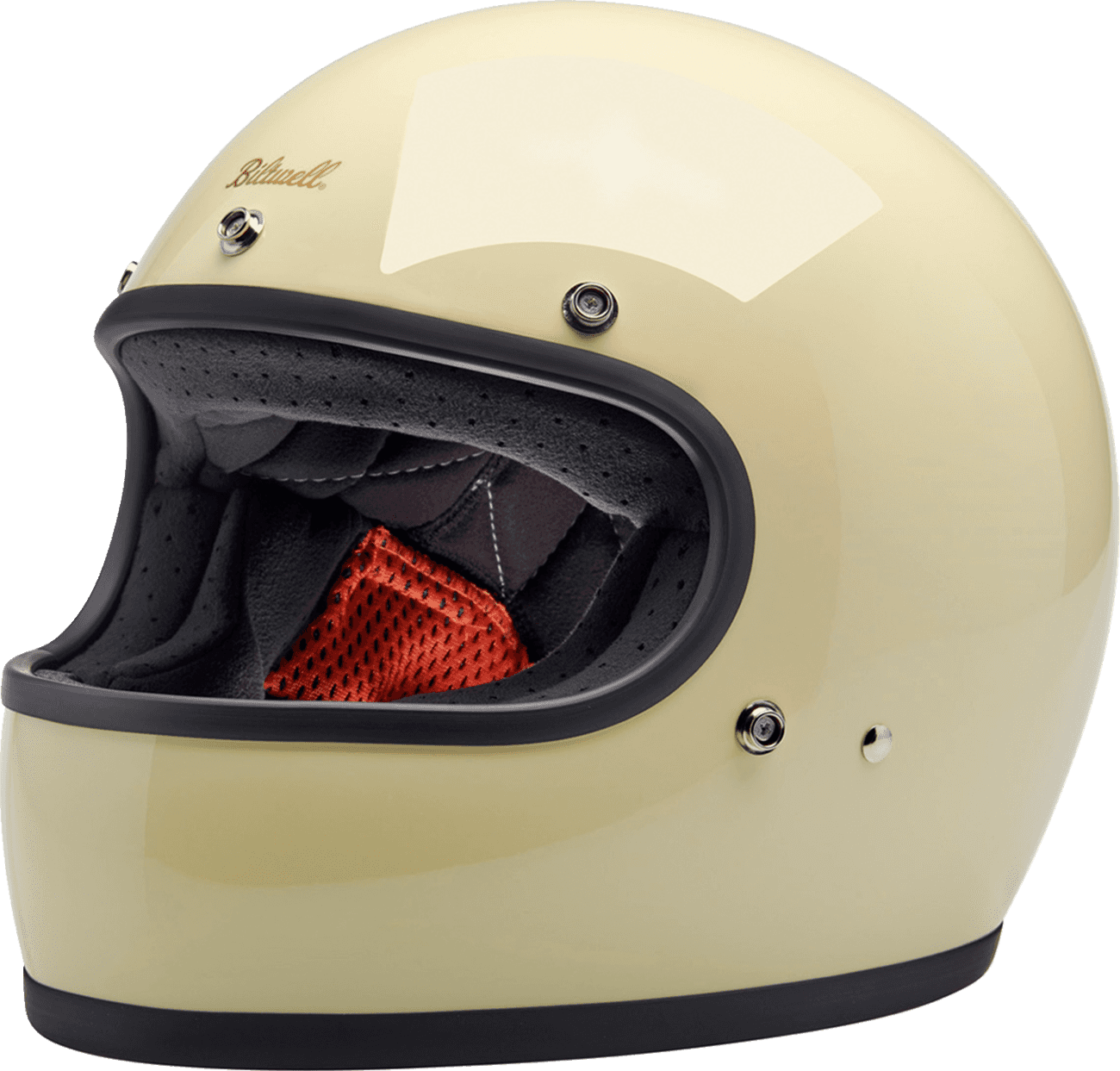 BILTWELL 0101-16308 Gringo Helmet - Gloss White - XS