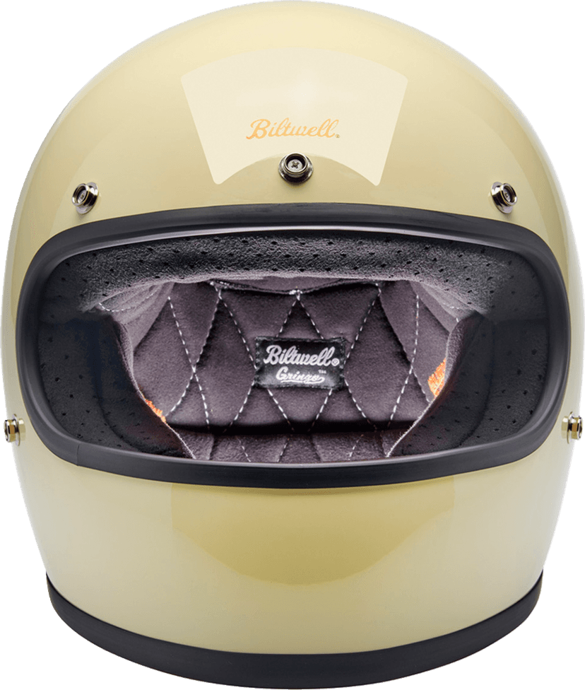 BILTWELL 0101-16308 Gringo Helmet - Gloss White - XS — image 7 of 7