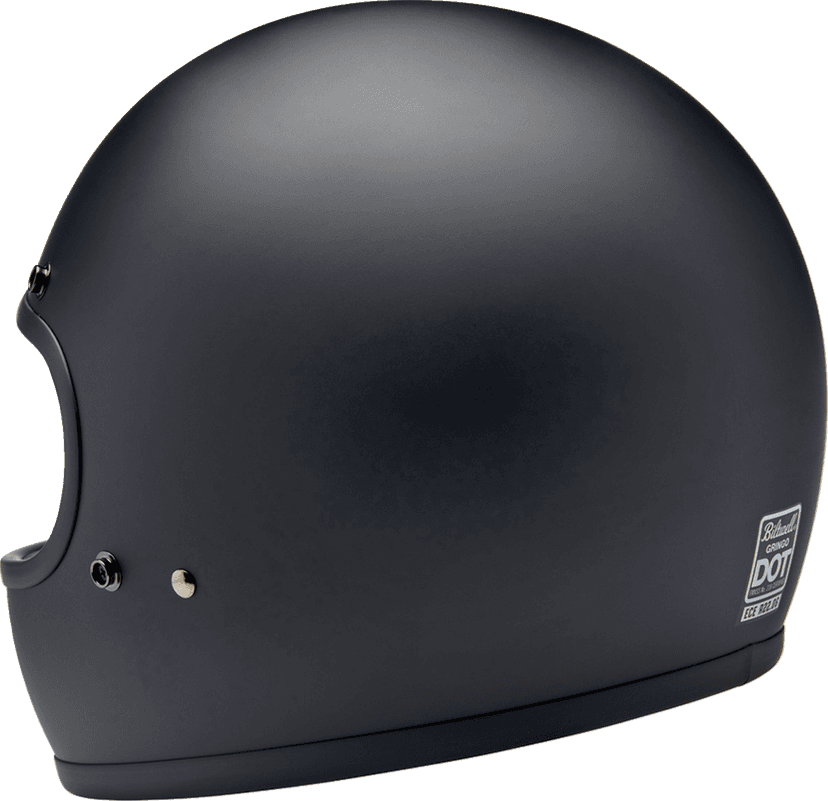 BILTWELL 0101-16317 Gringo Helmet - Flat Black - Large — image 5 of 6