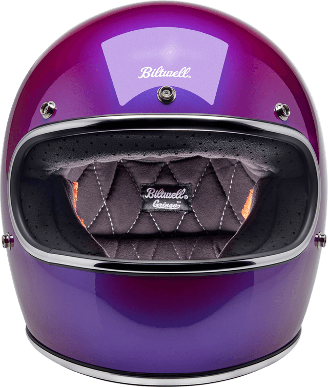 BILTWELL 0101-16320 Gringo Helmet - Metallic Grape - XS — image 6 of 7