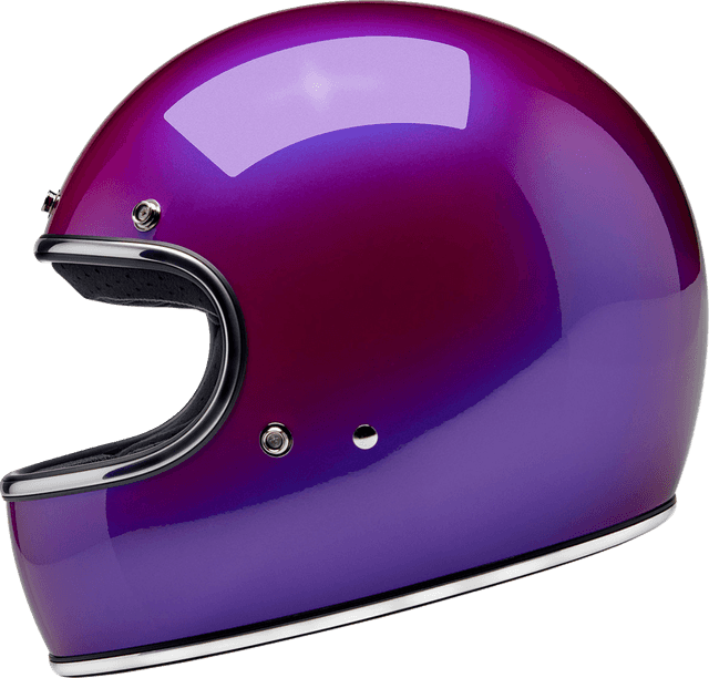 BILTWELL 0101-16320 Gringo Helmet - Metallic Grape - XS — image 7 of 7