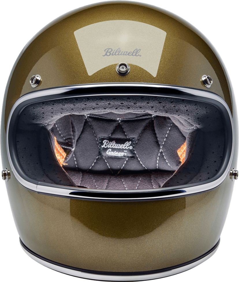BILTWELL 0101-16326 Gringo Helmet - Ugly Gold - XS — image 2 of 7