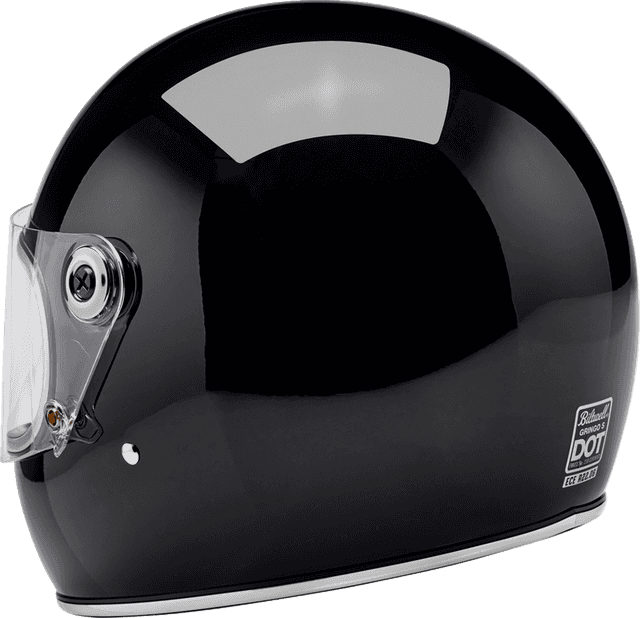 BILTWELL 0101-16337 Gringo S Helmet - Gloss Black - XS — image 3 of 9