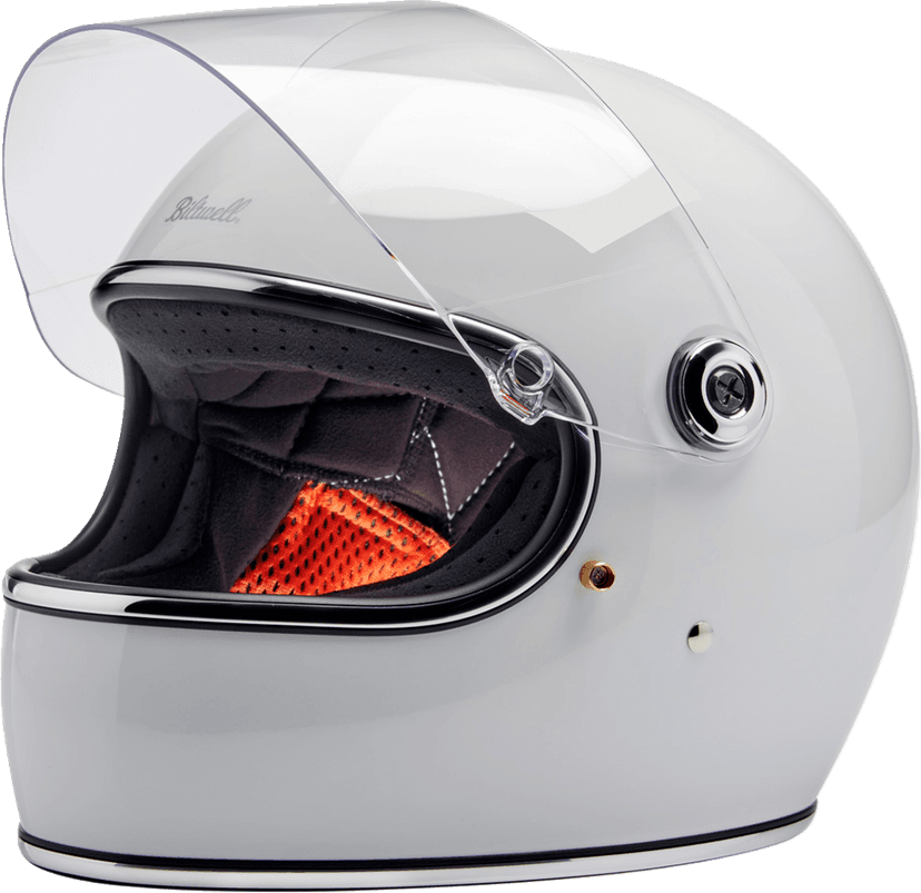 BILTWELL 0101-16342 Gringo S Helmet - Gloss White - XS — image 6 of 9