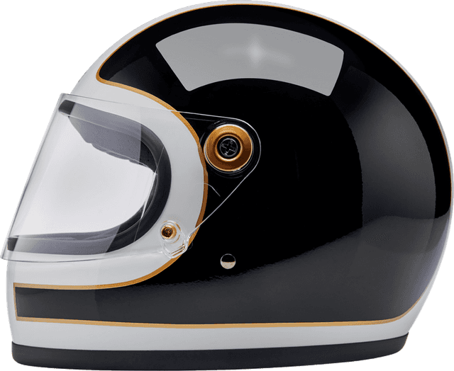 BILTWELL 0101-16614 Gringo S Helmet - Gloss White/Black Tracker - 2XL — image 6 of 8