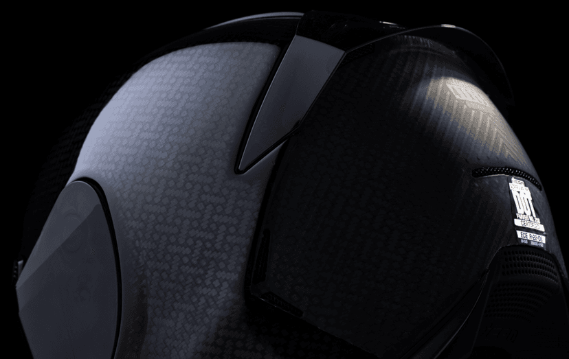 ICON 0101-16652 Airframe Pro™ Helmet - Carbon 4Tress - Black - XS — image 9 of 10