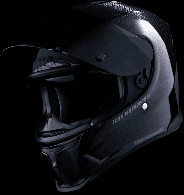ICON 0101-16654 Airframe Pro™ Helmet - Carbon 4Tress - Black - Medium — image 10 of 10