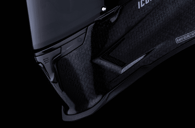ICON 0101-16654 Airframe Pro™ Helmet - Carbon 4Tress - Black - Medium — image 9 of 10