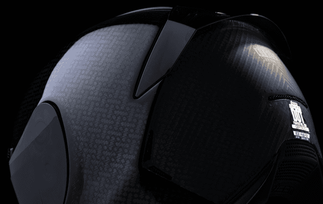 ICON 0101-16654 Airframe Pro™ Helmet - Carbon 4Tress - Black - Medium — image 5 of 10