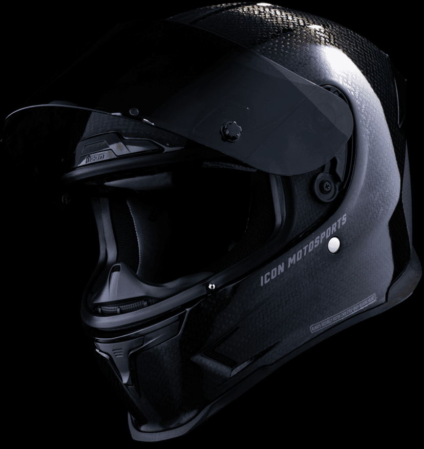 ICON 0101-16656 Airframe Pro™ Helmet - Carbon 4Tress - Black - XL — image 9 of 10