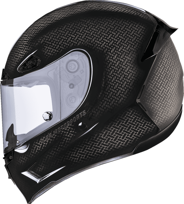 ICON 0101-16657 Airframe Pro™ Helmet - Carbon 4Tress - Black - 2XL — image 2 of 10