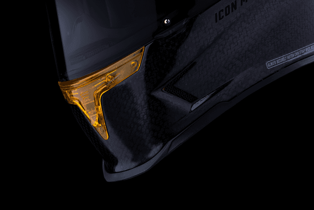 ICON 0101-16663 Airframe Pro™ Helmet - Carbon 4Tress - Yellow - XL — image 7 of 9