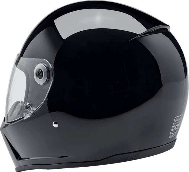 BILTWELL 0101-16686 Lane Splitter Helmet - Gloss Black - Small — image 3 of 9