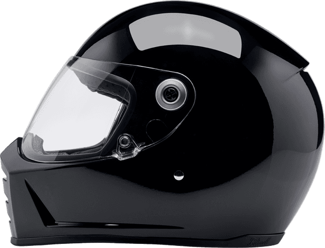 BILTWELL 0101-16686 Lane Splitter Helmet - Gloss Black - Small — image 8 of 9