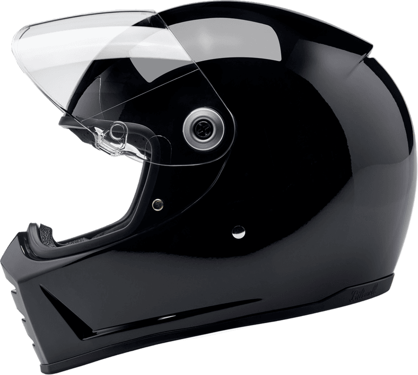 BILTWELL 0101-16686 Lane Splitter Helmet - Gloss Black - Small — image 6 of 9