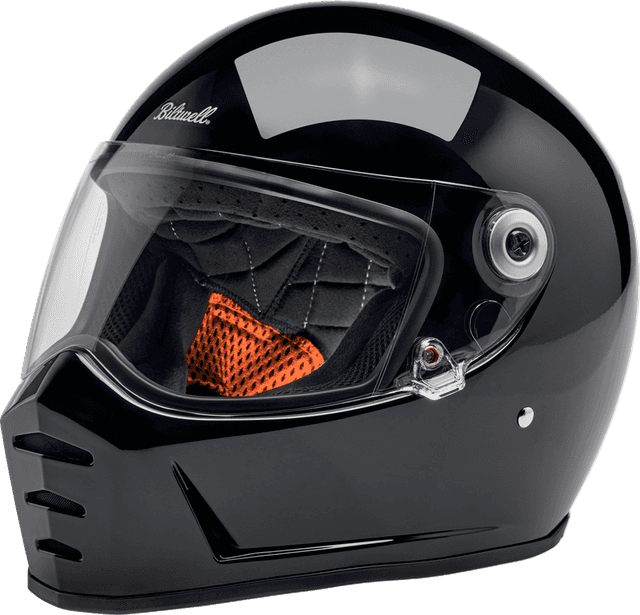 BILTWELL 0101-16686 Lane Splitter Helmet - Gloss Black - Small — image 1 of 9