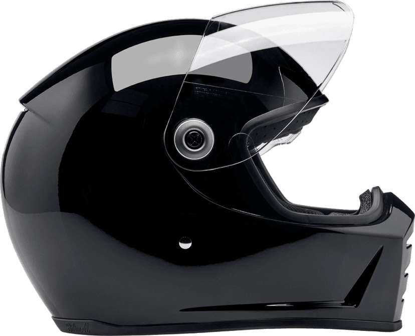 BILTWELL 0101-16686 Lane Splitter Helmet - Gloss Black - Small — image 2 of 9