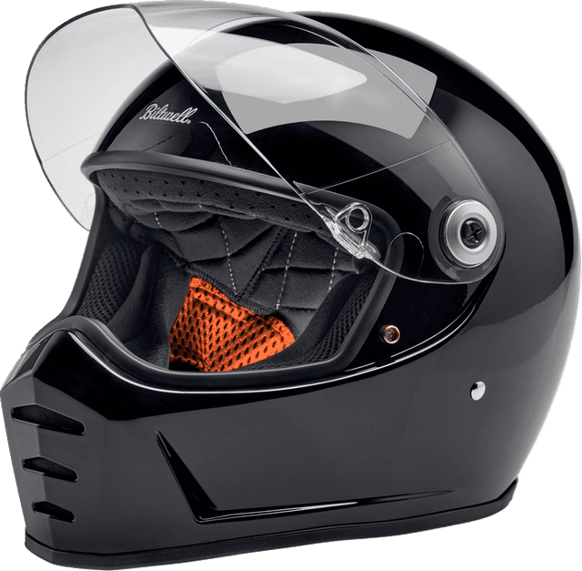 BILTWELL 0101-16687 Lane Splitter Helmet - Gloss Black - Medium — image 4 of 9