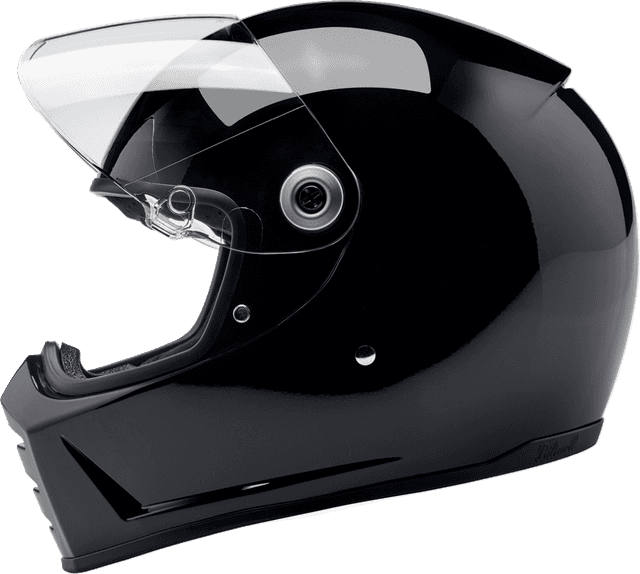 BILTWELL 0101-16687 Lane Splitter Helmet - Gloss Black - Medium — image 6 of 9