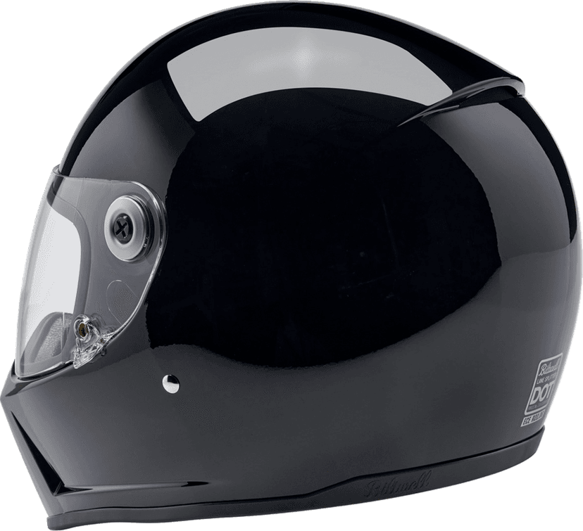 BILTWELL 0101-16688 Lane Splitter Helmet - Gloss Black - Large — image 3 of 9