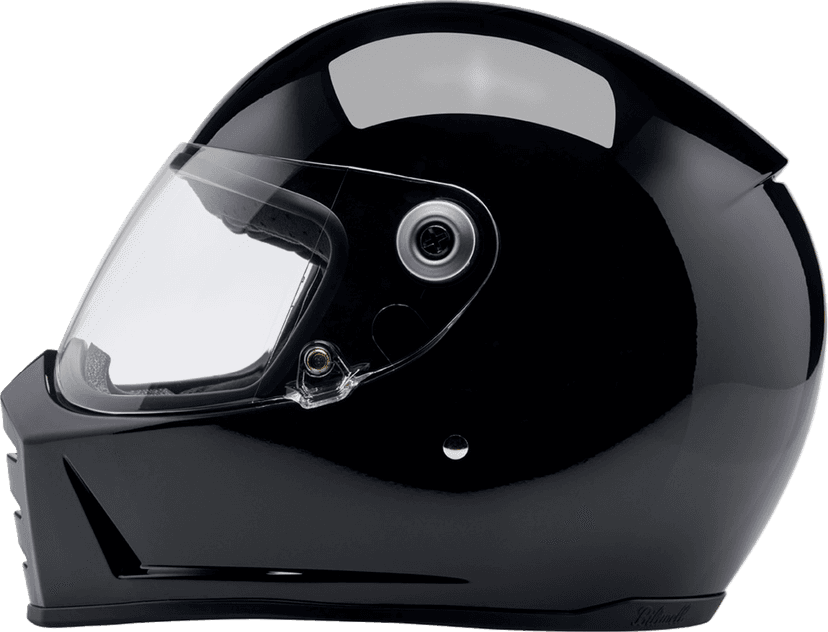 BILTWELL 0101-16689 Lane Splitter Helmet - Gloss Black - XL — image 8 of 9