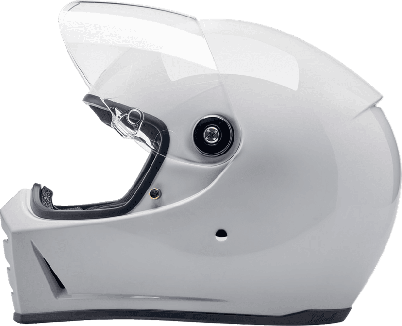 BILTWELL 0101-16695 Lane Splitter Helmet - Gloss White - Large — image 11 of 11