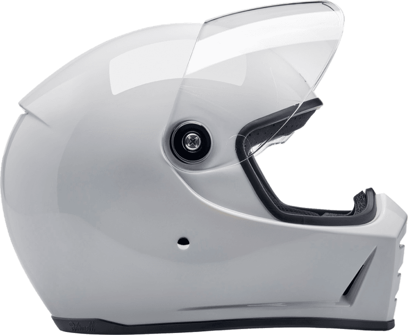 BILTWELL 0101-16696 Lane Splitter Helmet - Gloss White - XL — image 4 of 11