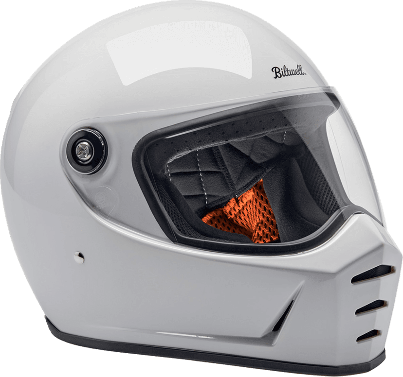 BILTWELL 0101-16696 Lane Splitter Helmet - Gloss White - XL — image 11 of 11