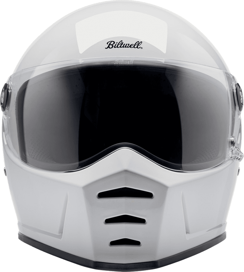 BILTWELL 0101-16697 Lane Splitter Helmet - Gloss White - 2XL — image 7 of 11